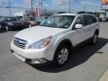 2011 Satin White Pearl Subaru Outback 2.5i Limited Wagon  photo #3