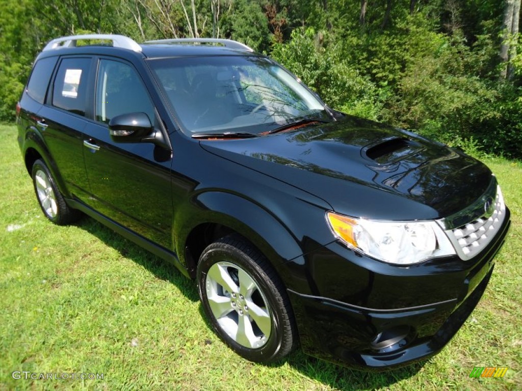 2011 Forester 2.5 XT Touring - Obsidian Black Pearl / Black photo #1
