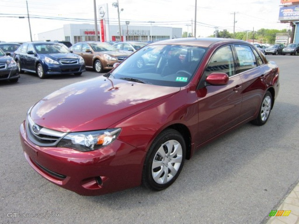 Camellia Red Pearl 2011 Subaru Impreza 2.5i Sedan Exterior Photo #53106821