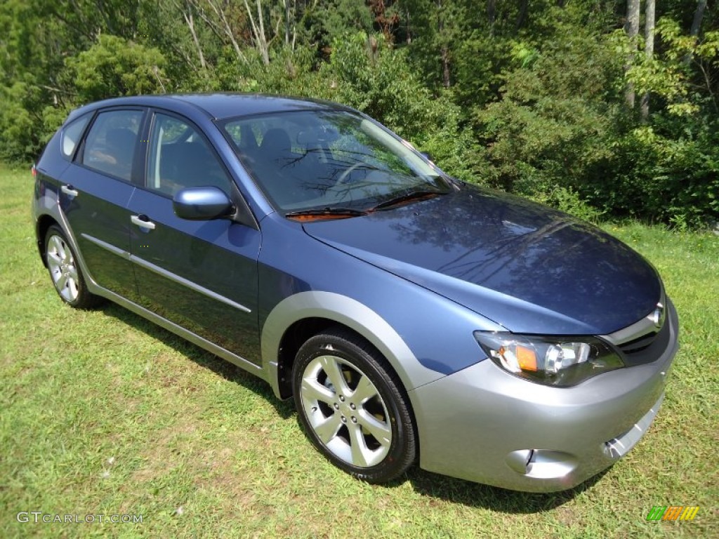 2011 Impreza Outback Sport Wagon - Marine Blue Pearl / Carbon Black photo #1