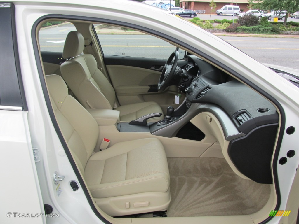 2010 TSX Sedan - Premium White Pearl / Parchment photo #25