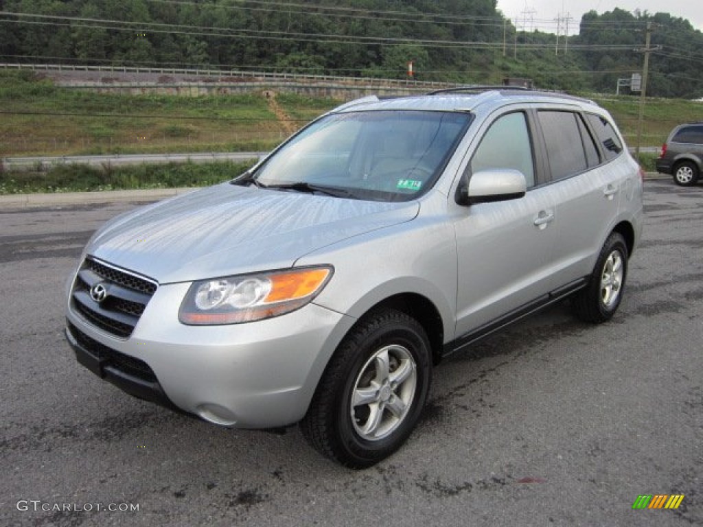 2007 Santa Fe GLS 4WD - Platinum / Gray photo #3