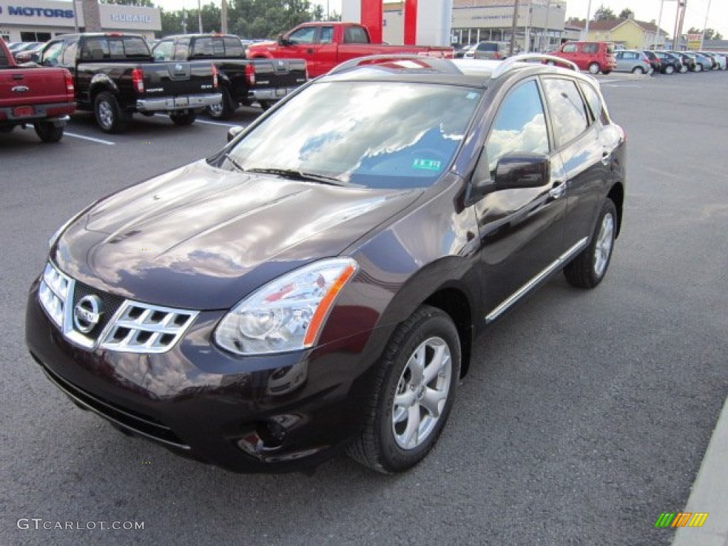 2011 Rogue SV AWD - Black Amethyst / Black photo #3