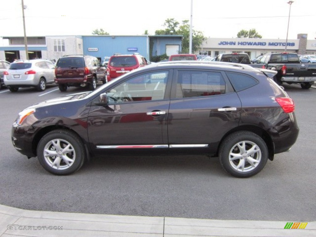 2011 Rogue SV AWD - Black Amethyst / Black photo #4