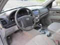 Gray 2007 Hyundai Santa Fe GLS 4WD Interior Color