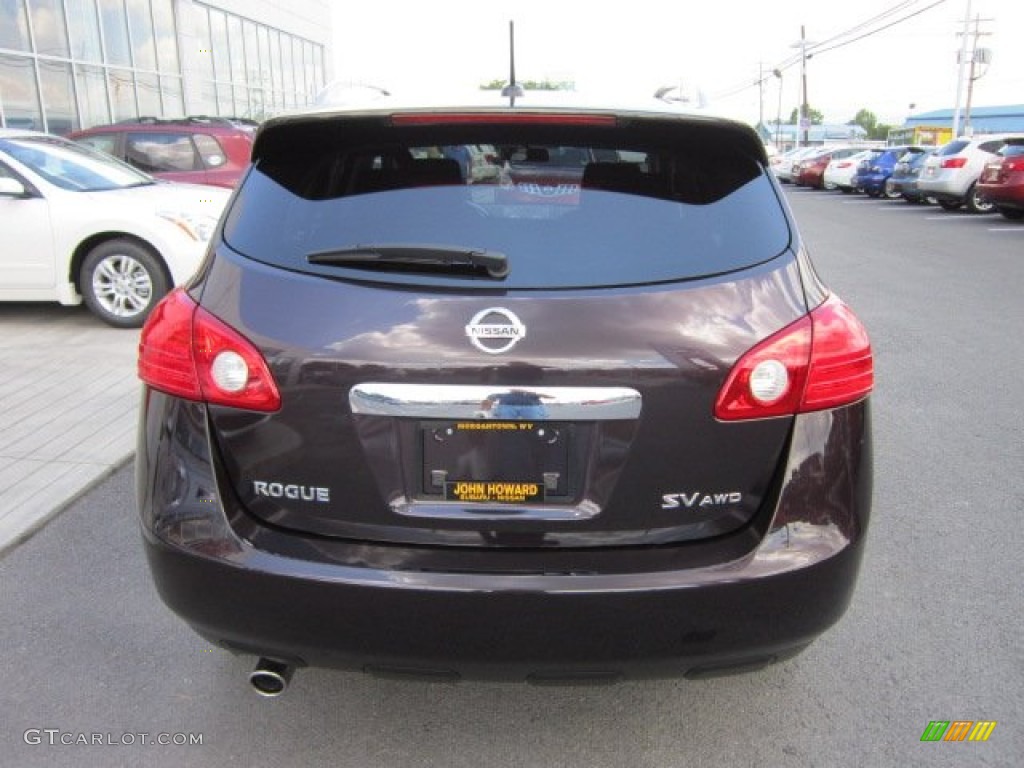 2011 Rogue SV AWD - Black Amethyst / Black photo #6