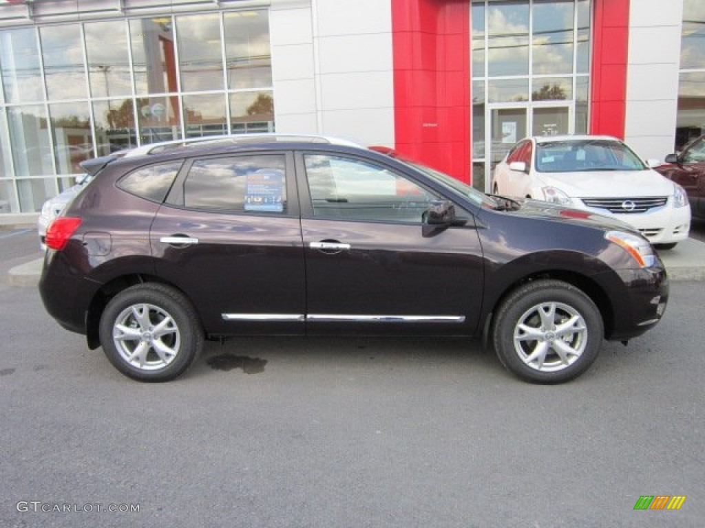 2011 Rogue SV AWD - Black Amethyst / Black photo #8