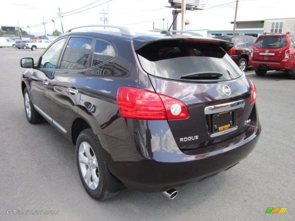 2011 Rogue SV AWD - Black Amethyst / Black photo #4