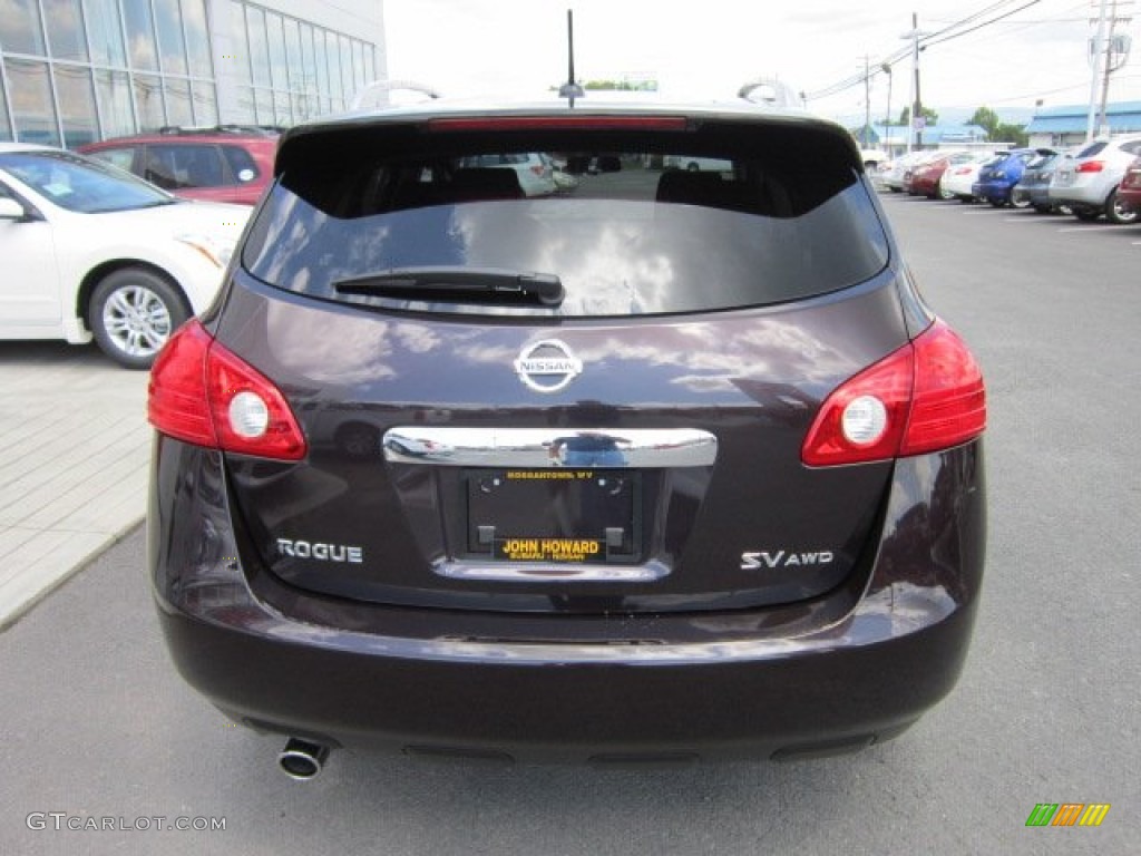 2011 Rogue SV AWD - Black Amethyst / Black photo #5