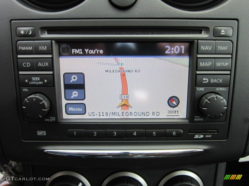 2011 Rogue SV AWD - Black Amethyst / Black photo #19