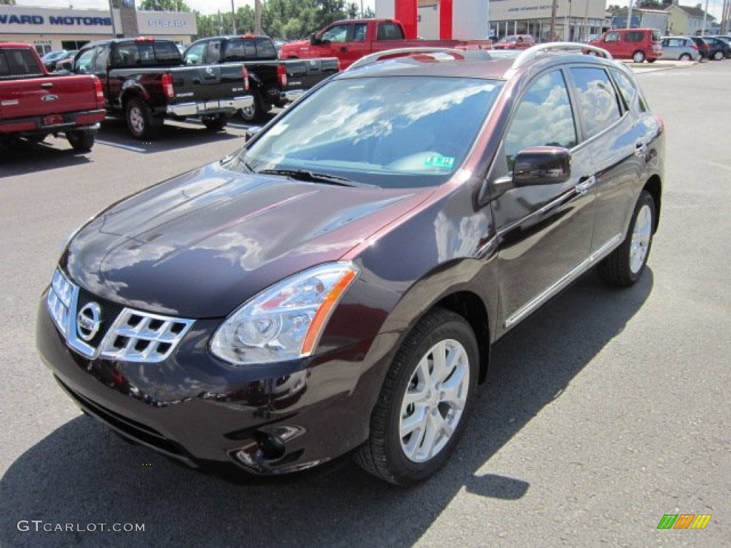 2011 Rogue SL AWD - Black Amethyst / Gray photo #3