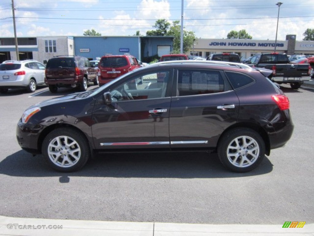 2011 Rogue SL AWD - Black Amethyst / Gray photo #4