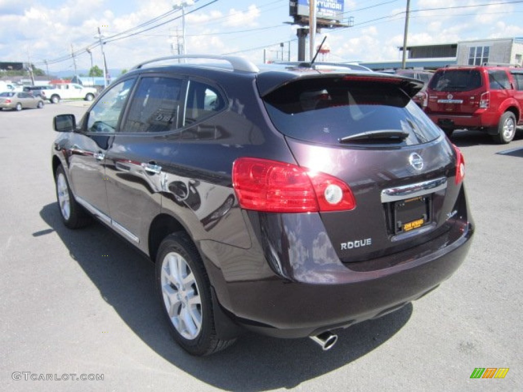 2011 Rogue SL AWD - Black Amethyst / Gray photo #5