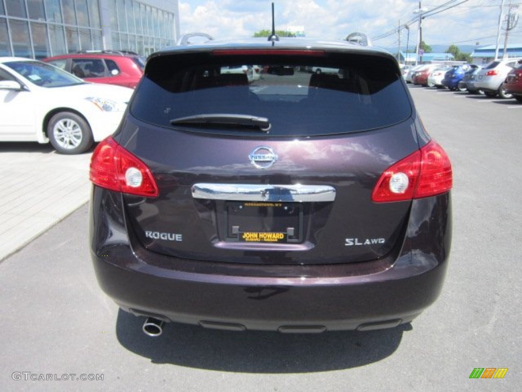 2011 Rogue SL AWD - Black Amethyst / Gray photo #6
