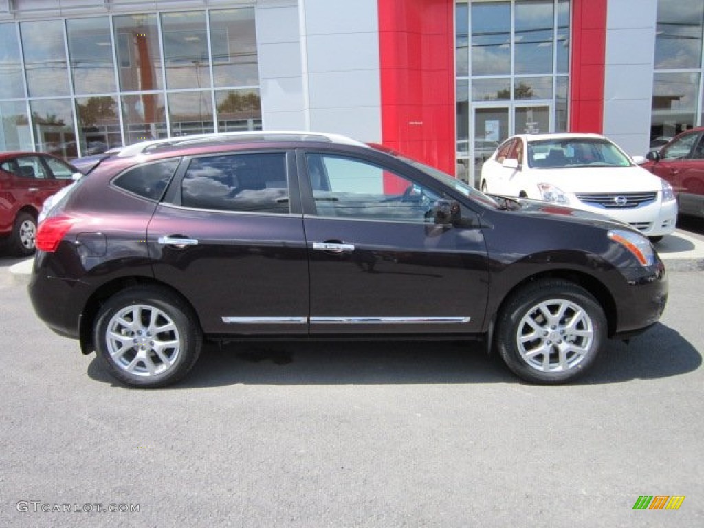 2011 Rogue SL AWD - Black Amethyst / Gray photo #8