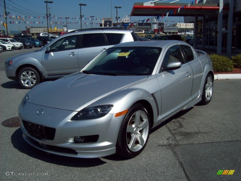 2004 RX-8  - Sunlight Silver Metallic / Black photo #1