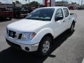 2011 Avalanche White Nissan Frontier SV Crew Cab 4x4  photo #3