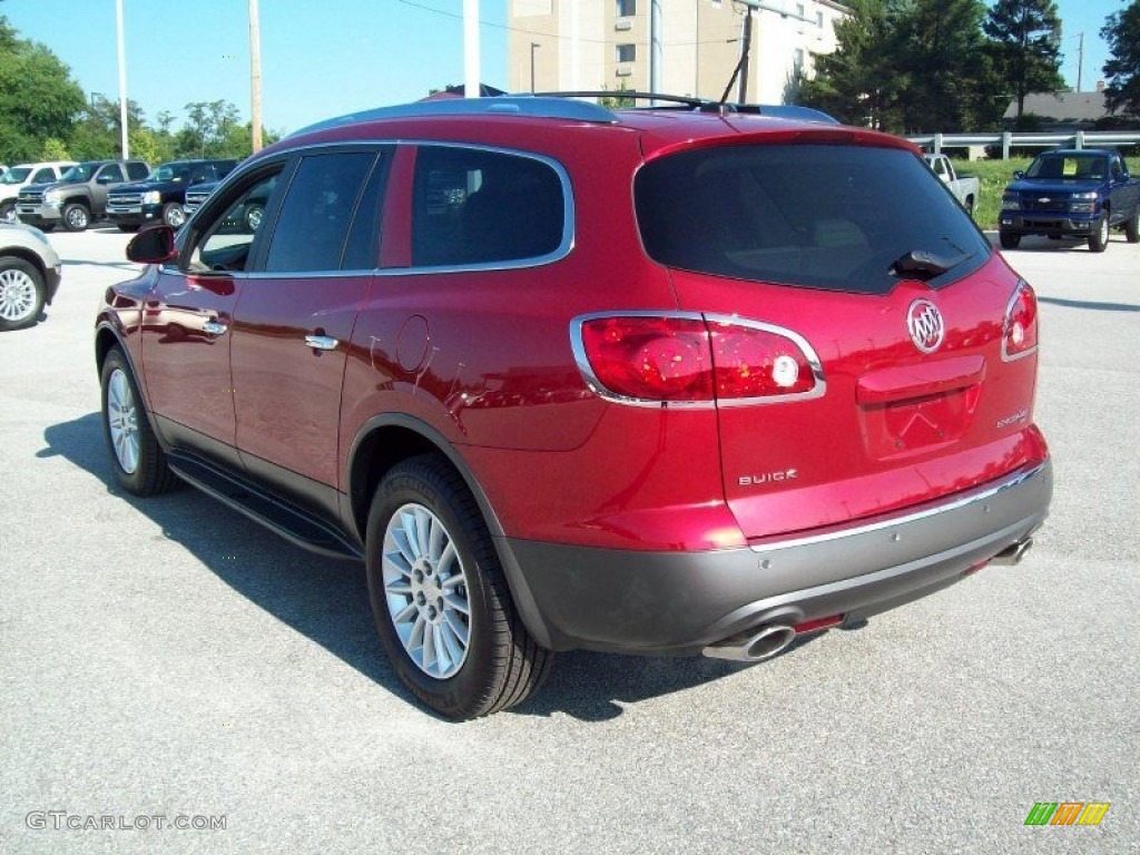 2012 Enclave AWD - Crystal Red Tintcoat / Titanium photo #2