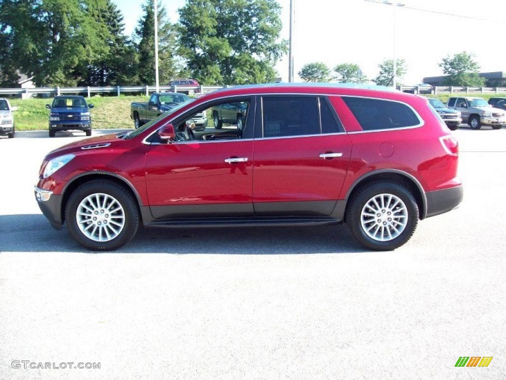 Crystal Red Tintcoat 2012 Buick Enclave AWD Exterior Photo #53110250