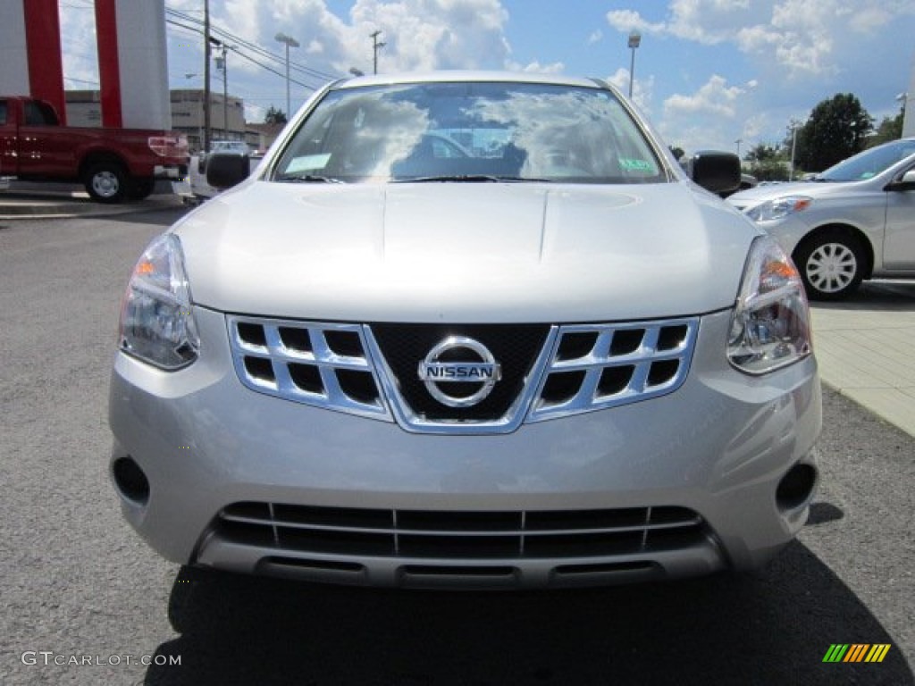 2011 Rogue S AWD - Silver Ice Metallic / Black photo #2