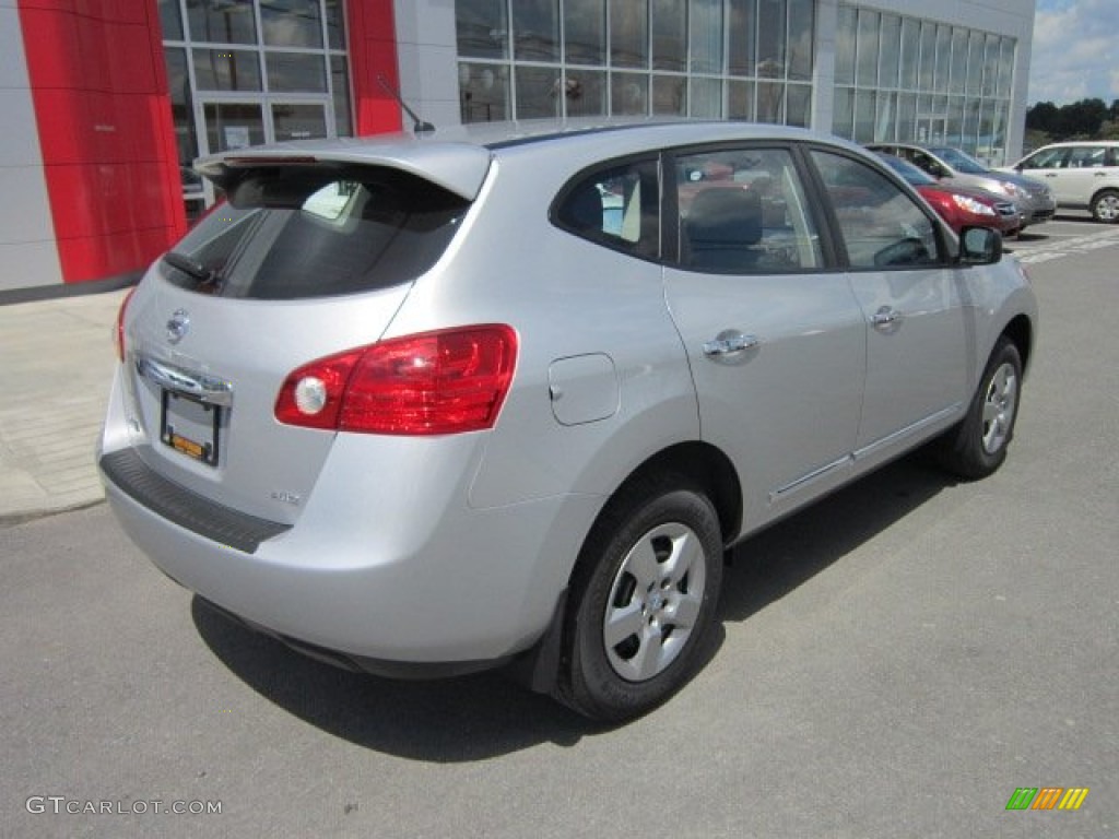2011 Rogue S AWD - Silver Ice Metallic / Black photo #7