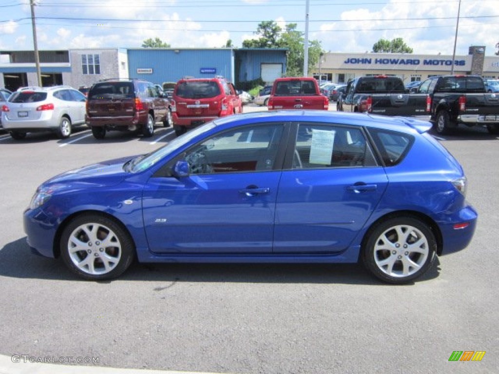 Aurora Blue Mica 2007 Mazda MAZDA3 s Grand Touring Hatchback Exterior Photo #53112059
