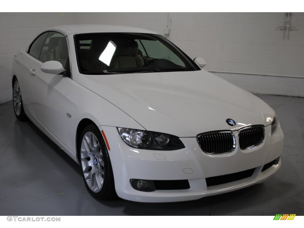 2008 3 Series 328i Convertible - Alpine White / Cream Beige photo #1