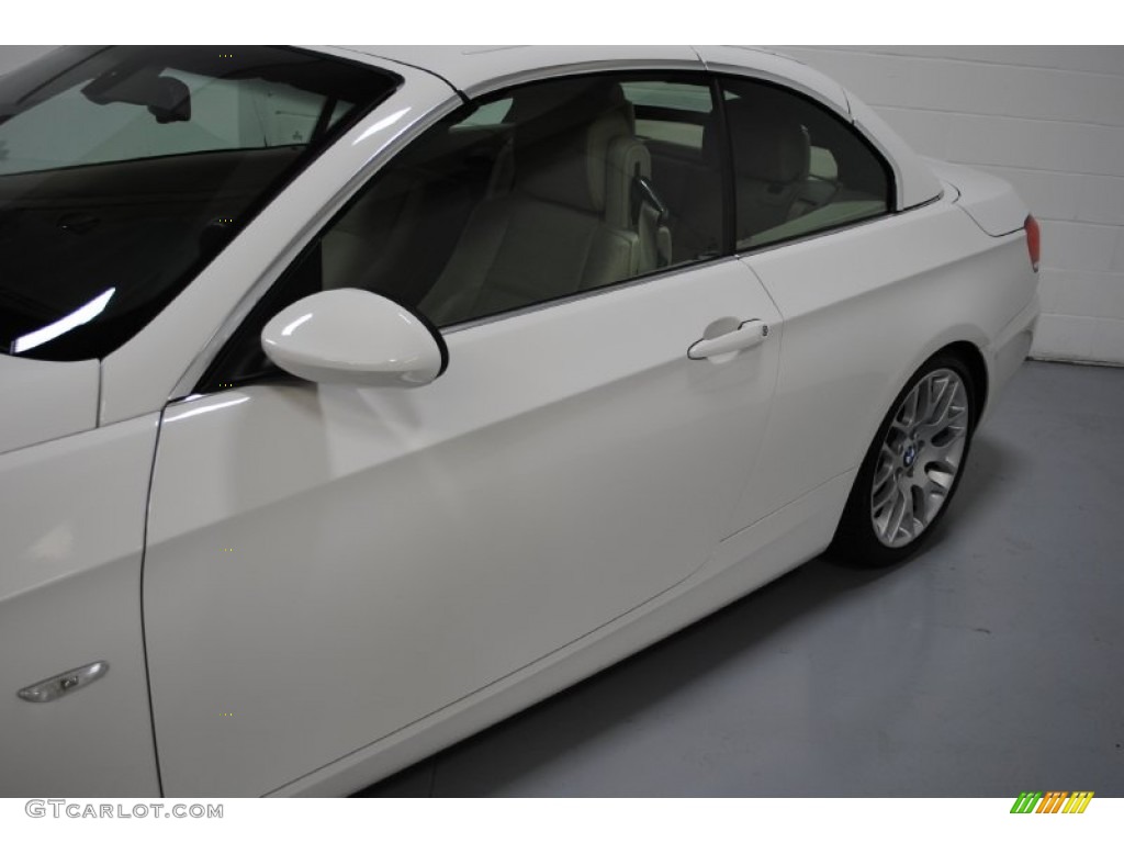 2008 3 Series 328i Convertible - Alpine White / Cream Beige photo #6