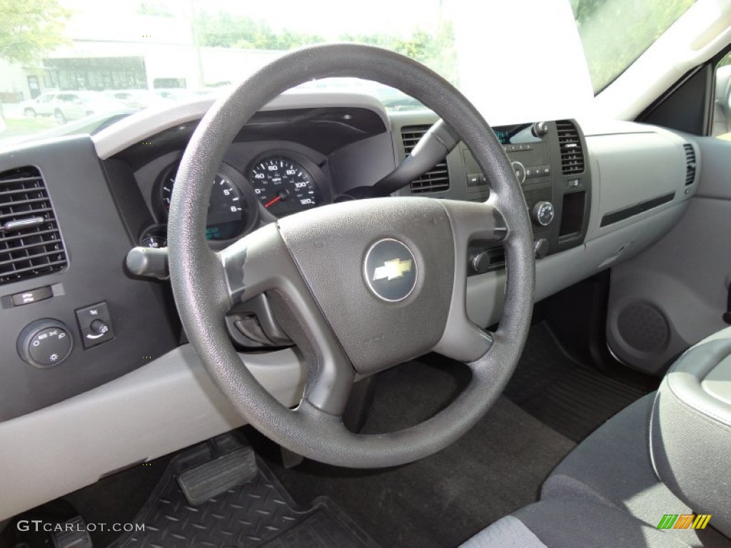 2007 Silverado 1500 LS Regular Cab - Graystone Metallic / Dark Titanium Gray photo #6