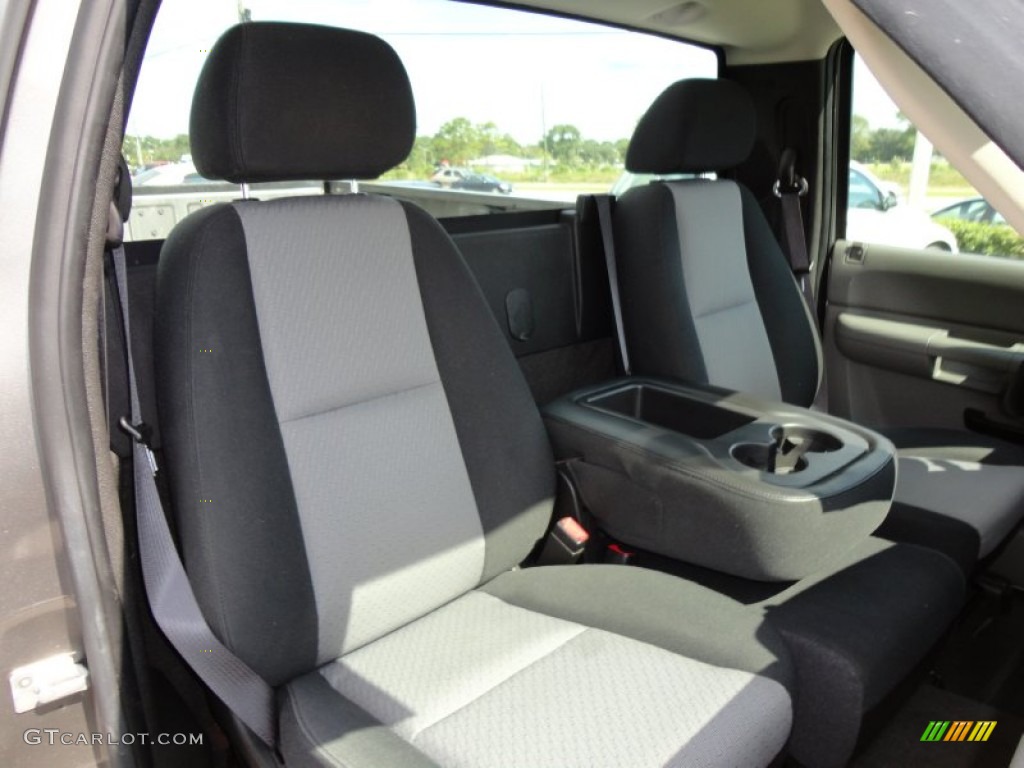 2007 Silverado 1500 LS Regular Cab - Graystone Metallic / Dark Titanium Gray photo #13