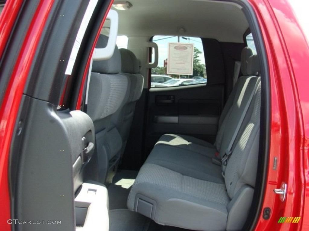 2010 Tundra Double Cab 4x4 - Radiant Red / Graphite Gray photo #13