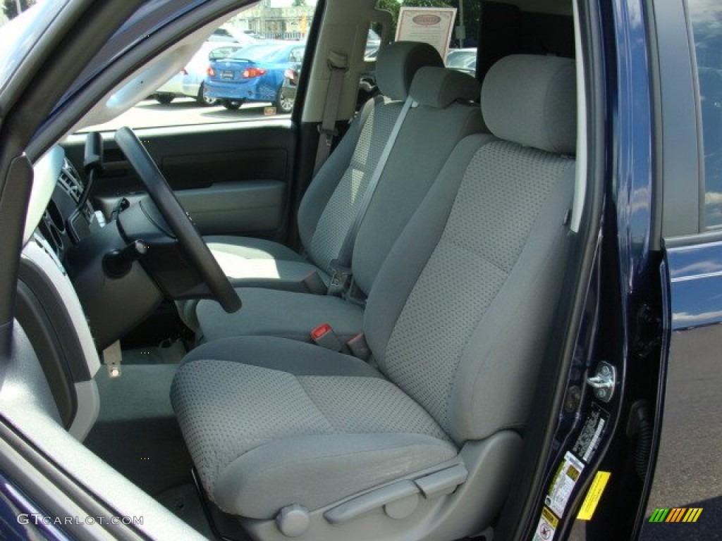 Graphite Gray Interior 2009 Toyota Tundra Double Cab 4x4 Photo #53115656