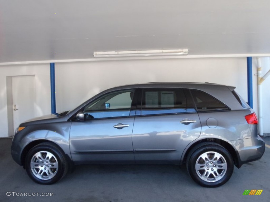 Sterling Gray Metallic 2009 Acura MDX Technology Exterior Photo #53115806