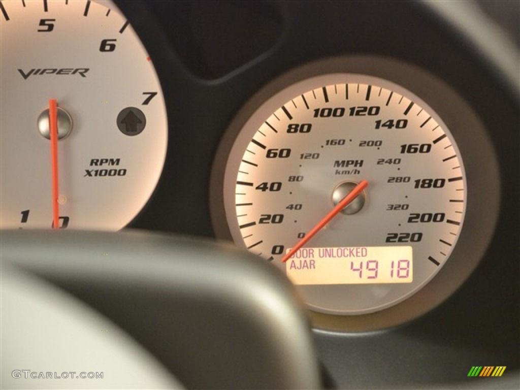 2008 Dodge Viper SRT-10 Gauges Photo #53117970