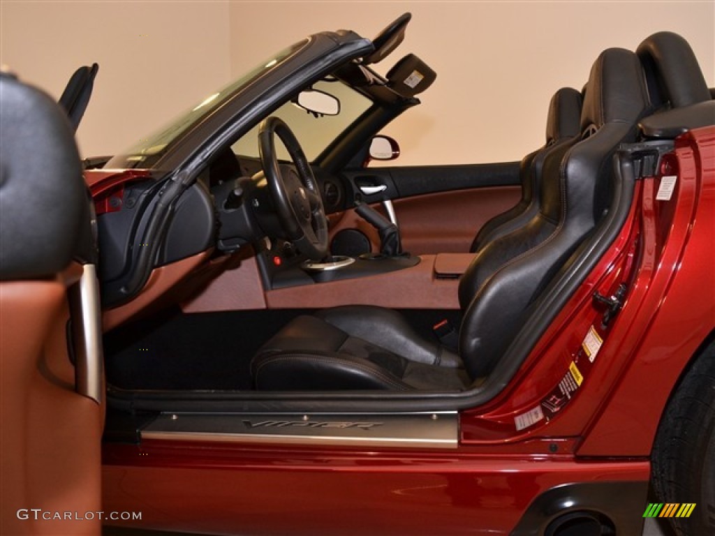 Black/Natural Tan Interior 2008 Dodge Viper SRT-10 Photo #53117976