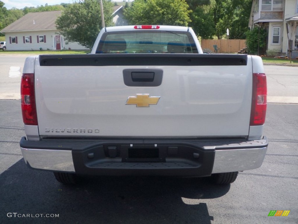 2011 Silverado 1500 Regular Cab 4x4 - Sheer Silver Metallic / Dark Titanium photo #6