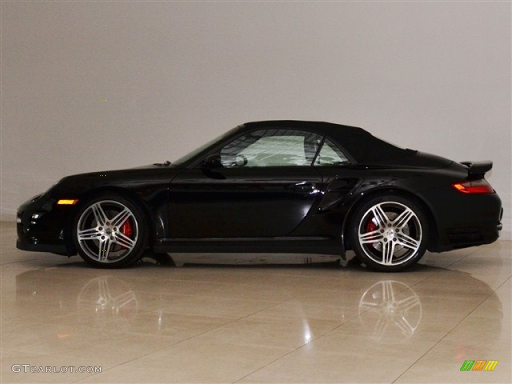 Black 2008 Porsche 911 Turbo Cabriolet Exterior Photo #53118111