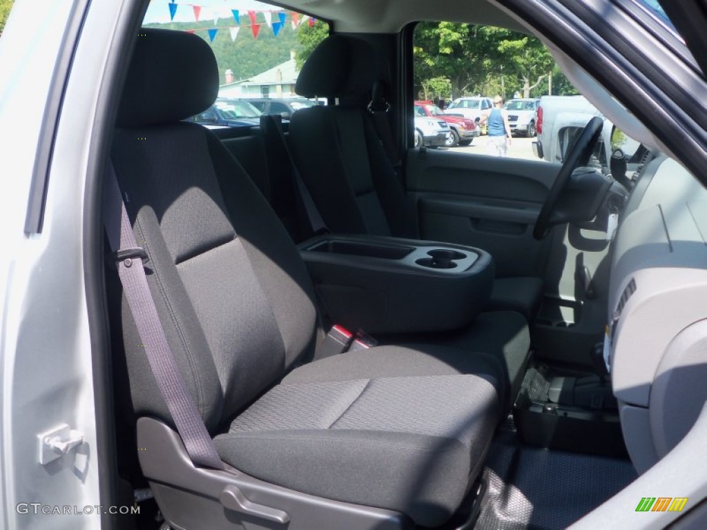 2011 Silverado 1500 Regular Cab 4x4 - Sheer Silver Metallic / Dark Titanium photo #12