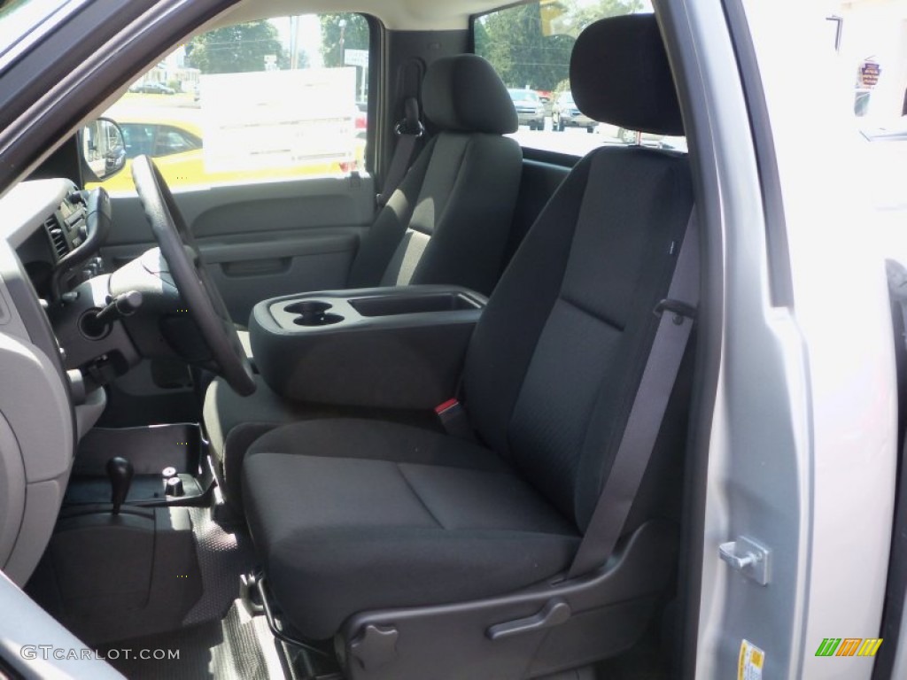 2011 Silverado 1500 Regular Cab 4x4 - Sheer Silver Metallic / Dark Titanium photo #15