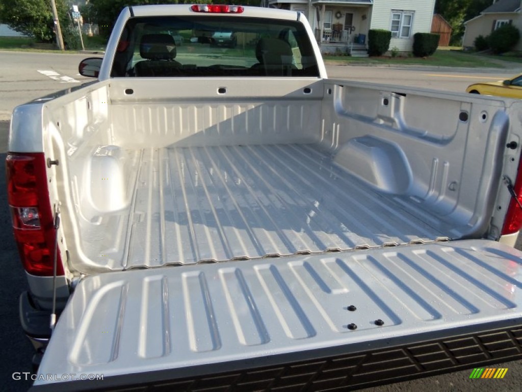 2011 Silverado 1500 LS Regular Cab 4x4 - Sheer Silver Metallic / Dark Titanium photo #8