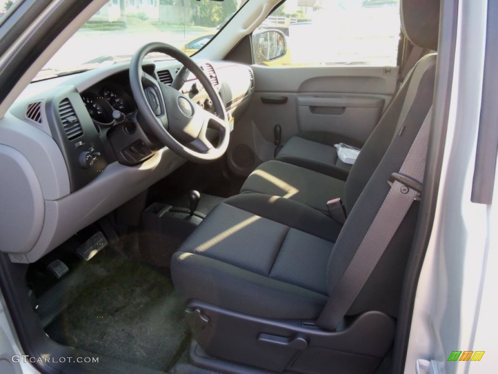 2011 Silverado 1500 LS Regular Cab 4x4 - Sheer Silver Metallic / Dark Titanium photo #21