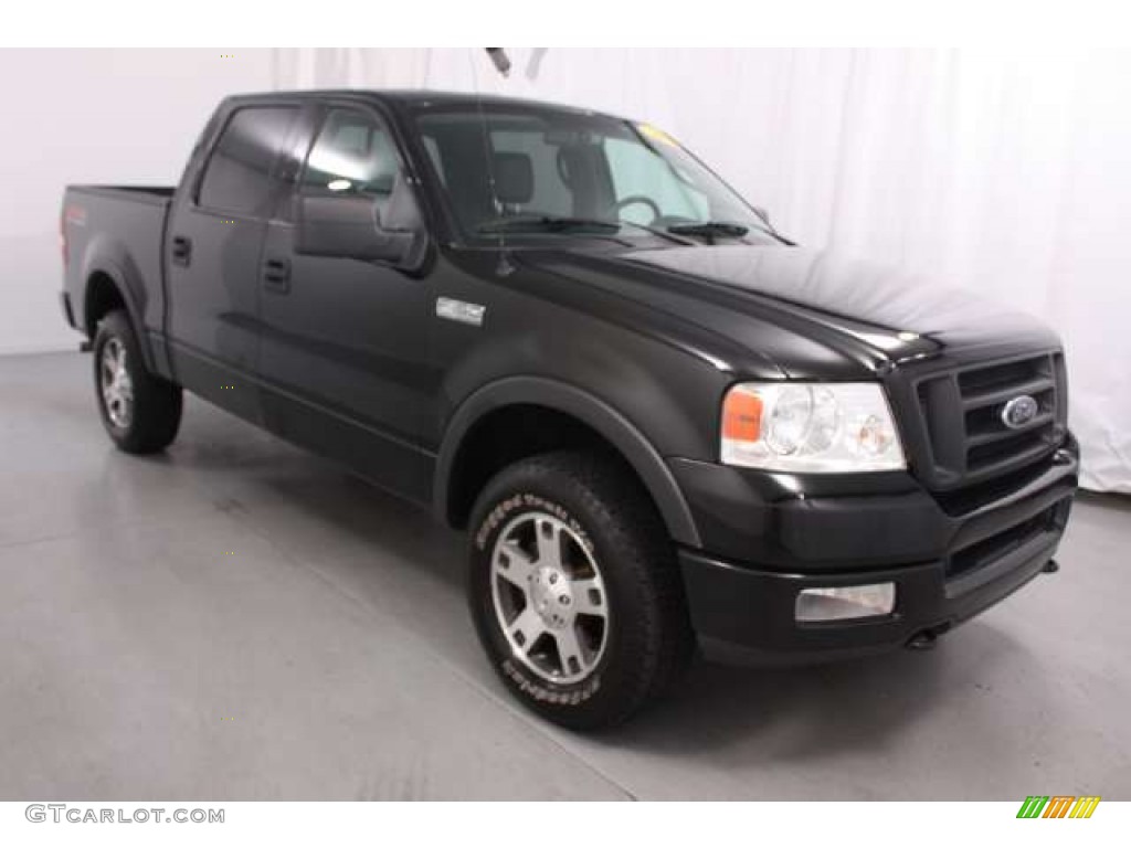 2004 F150 FX4 SuperCrew 4x4 - Black / Black photo #3