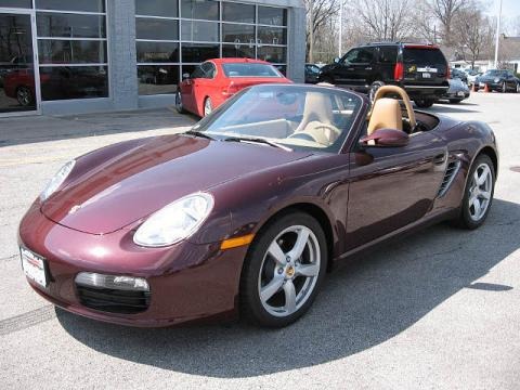 2007 Boxster  - Carmona Red Metallic / Sand Beige photo #14