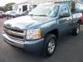 2011 Blue Granite Metallic Chevrolet Silverado 1500 LS Regular Cab 4x4  photo #4