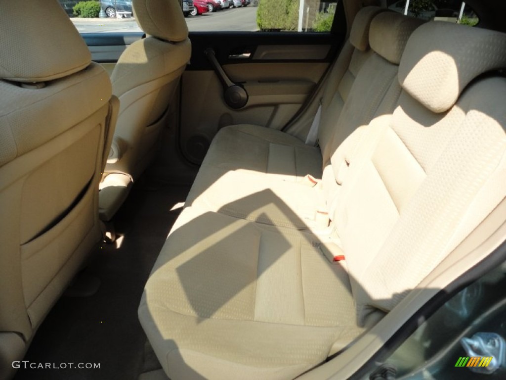 2009 CR-V EX 4WD - Green Tea Metallic / Ivory photo #11