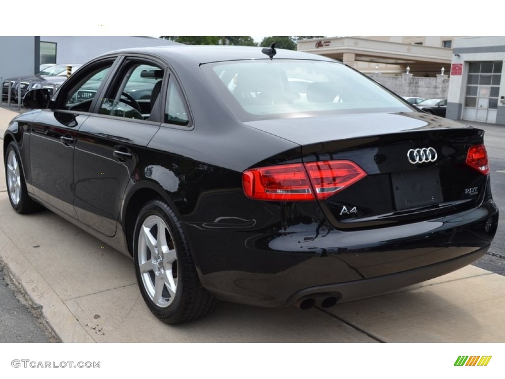 2009 A4 2.0T Premium quattro Sedan - Brilliant Black / Black photo #3