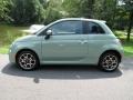 Verde Chiaro (Light Green) 2012 Fiat 500 Sport Exterior