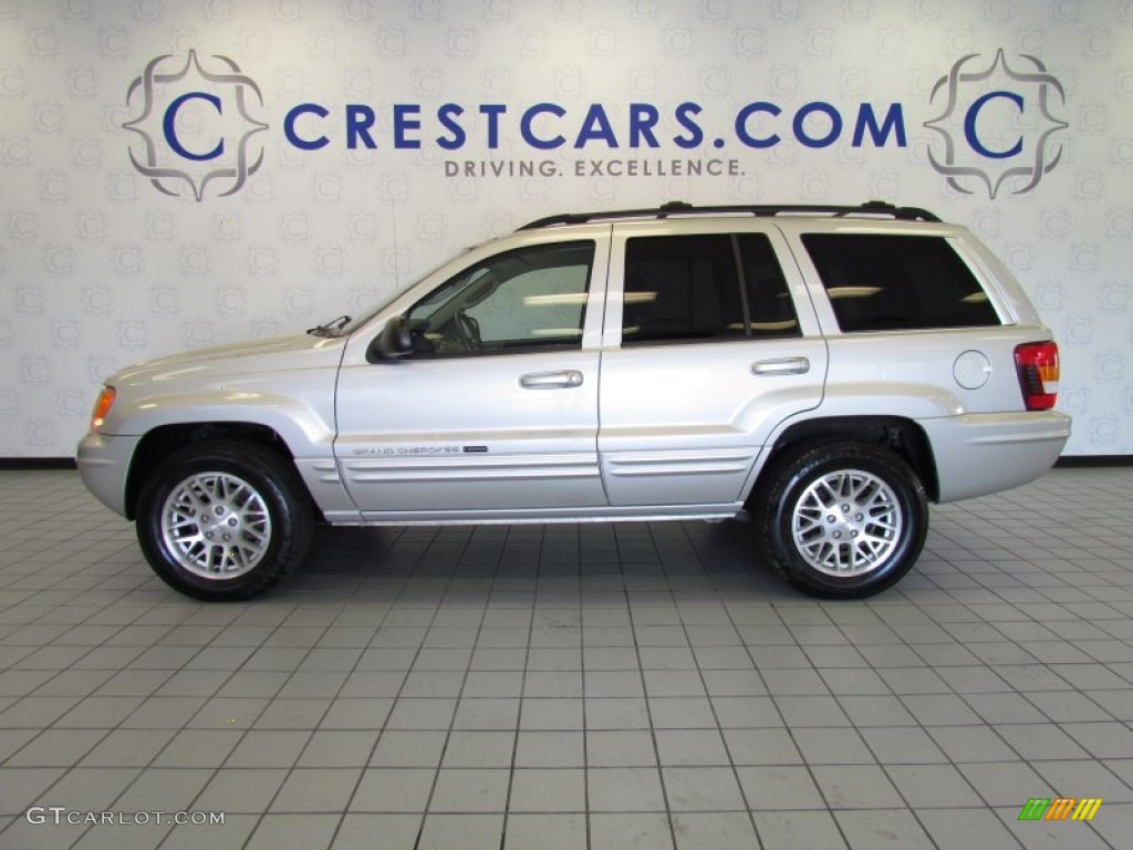 2004 Grand Cherokee Limited - Bright Silver Metallic / Taupe photo #1