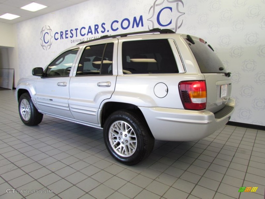 2004 Grand Cherokee Limited - Bright Silver Metallic / Taupe photo #2