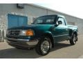 1997 Cayman Green Metallic Ford Ranger XLT Regular Cab  photo #3